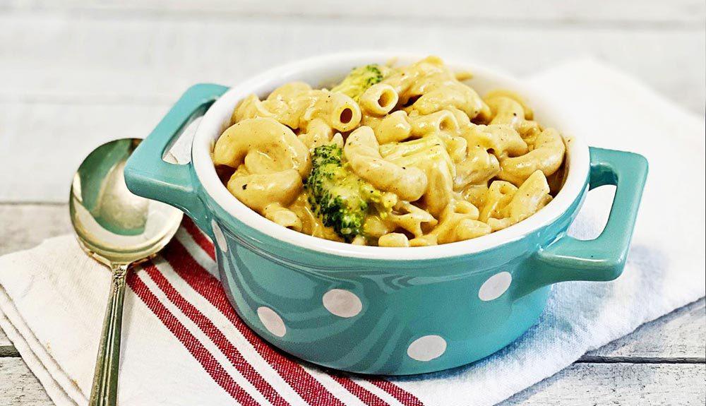 Plant Based Broccoli Mac and Cheese