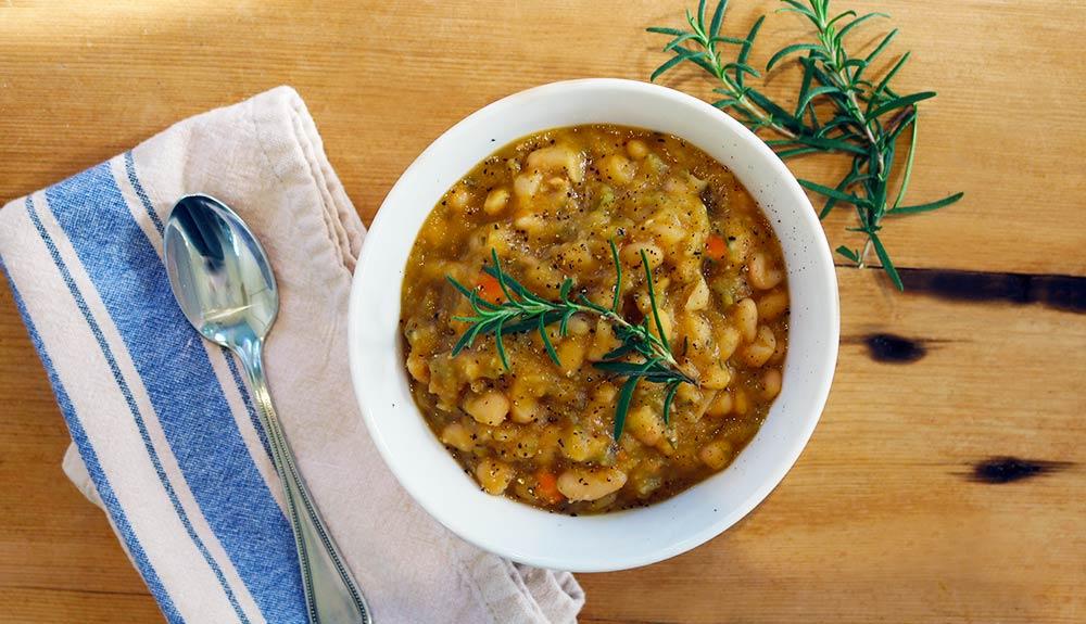 Plant Based Tuscan Bean Soup